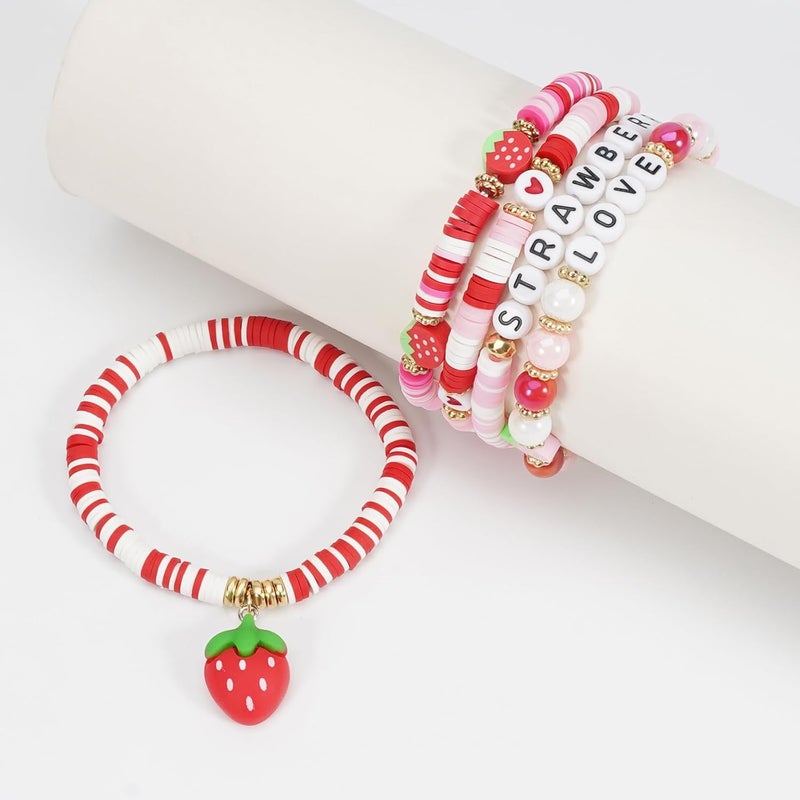 Briutn 4th of July Beaded Bracelets with American Flag Stars Charms USA Jewelry - Image 3
